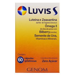 Suplemento Vitamínico Luvis S 60 Cápsulas Gelatinosas