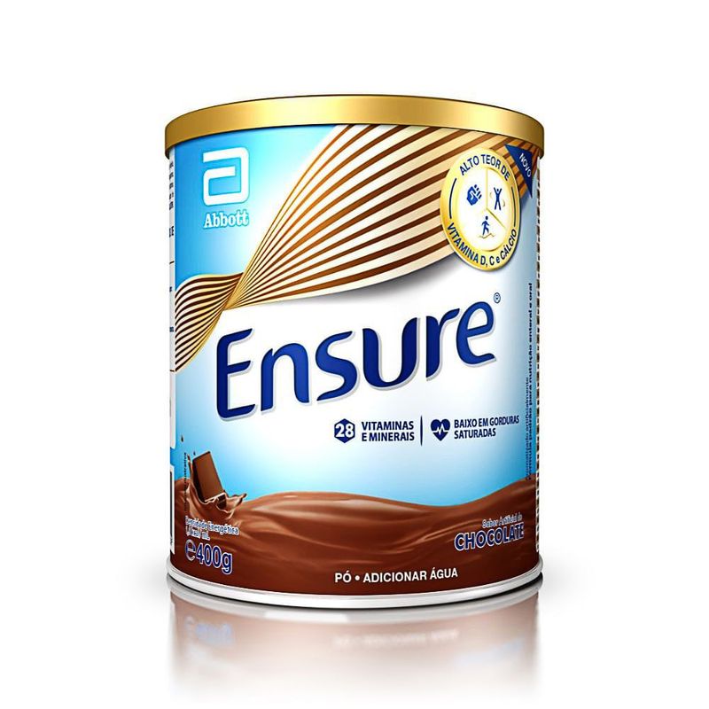 Suplemento Nutricional Ensure Chocolate 400g  0