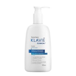 Loção Hidratante Corporal Klaviê Clinical Pele Seca e Sensível Adulto e Infantil com 190ml