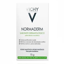 Sabonete Facial Vichy Normaderm - Pele Oleosa - 70g
