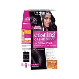 Tinta de Cabelo Casting Creme Gloss L’Oréal Paris 100 Preto Noite