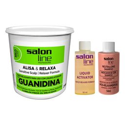 Alisante S Line Guanidina Cabelos Finos e Delicados 215g