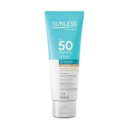 Protetor Solar Facial Sunless FPS 50 Claro 60g
