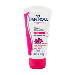 Creme Depilatório Para O Buço DepiRoll Hydrate Floral 50g