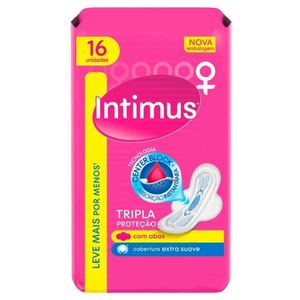 Intimus Absorverte Normal Cobertura Suave com Aba Lv16 Pg14