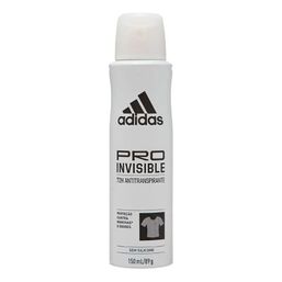 Desodorante Antitranspirante Aerosol Adidas Pro Invisible Performance Sem Manchas Feminino 72h 150ml