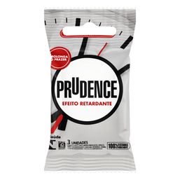 Preservativo Prudence com Efeito Retardante com 3 unidades