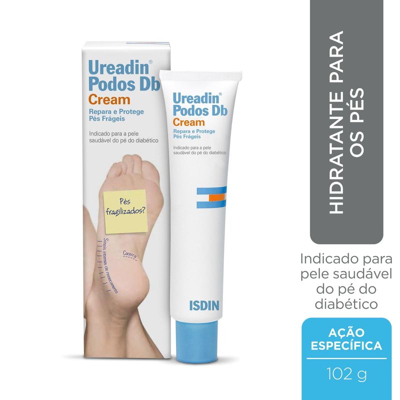 Creme Hidratante para P s Isdin Ureadin Podos Db para Diab ticos com 102g 1
