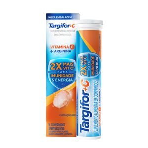 Targifor C Vitamina C e Arginina 16 comprimidos efervescentes