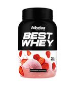 Best Whey Atlhetica Nutrition Milk Shake Morango 900g 0