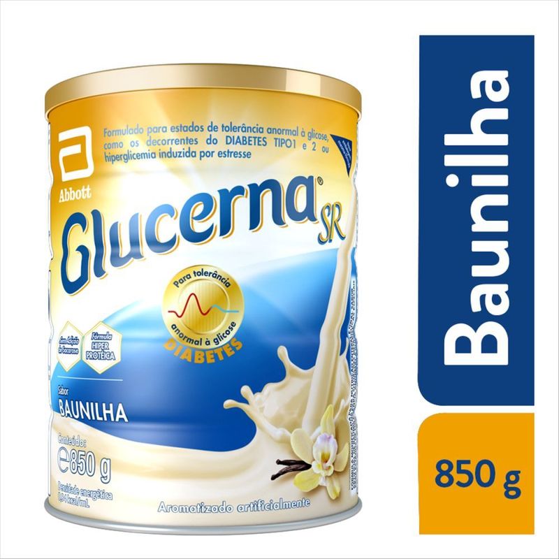 Suplemento Alimentar Glucerna Sr Baunilha 850g  1