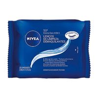 Lenços Demaquilantes 4 em 1 Nivea Creme Care 25 unidades