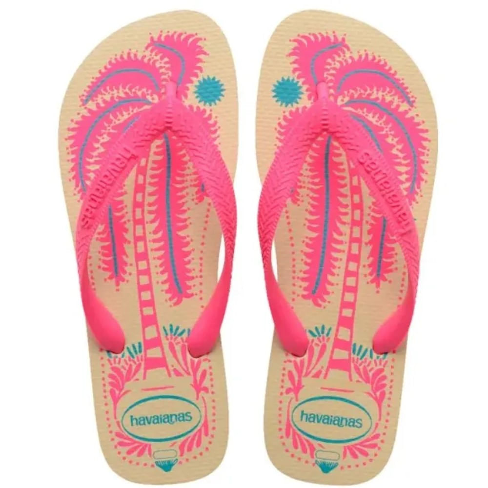 Chinelo Havaianas Top Summer Vibes Butter Cream Rosa 39/40